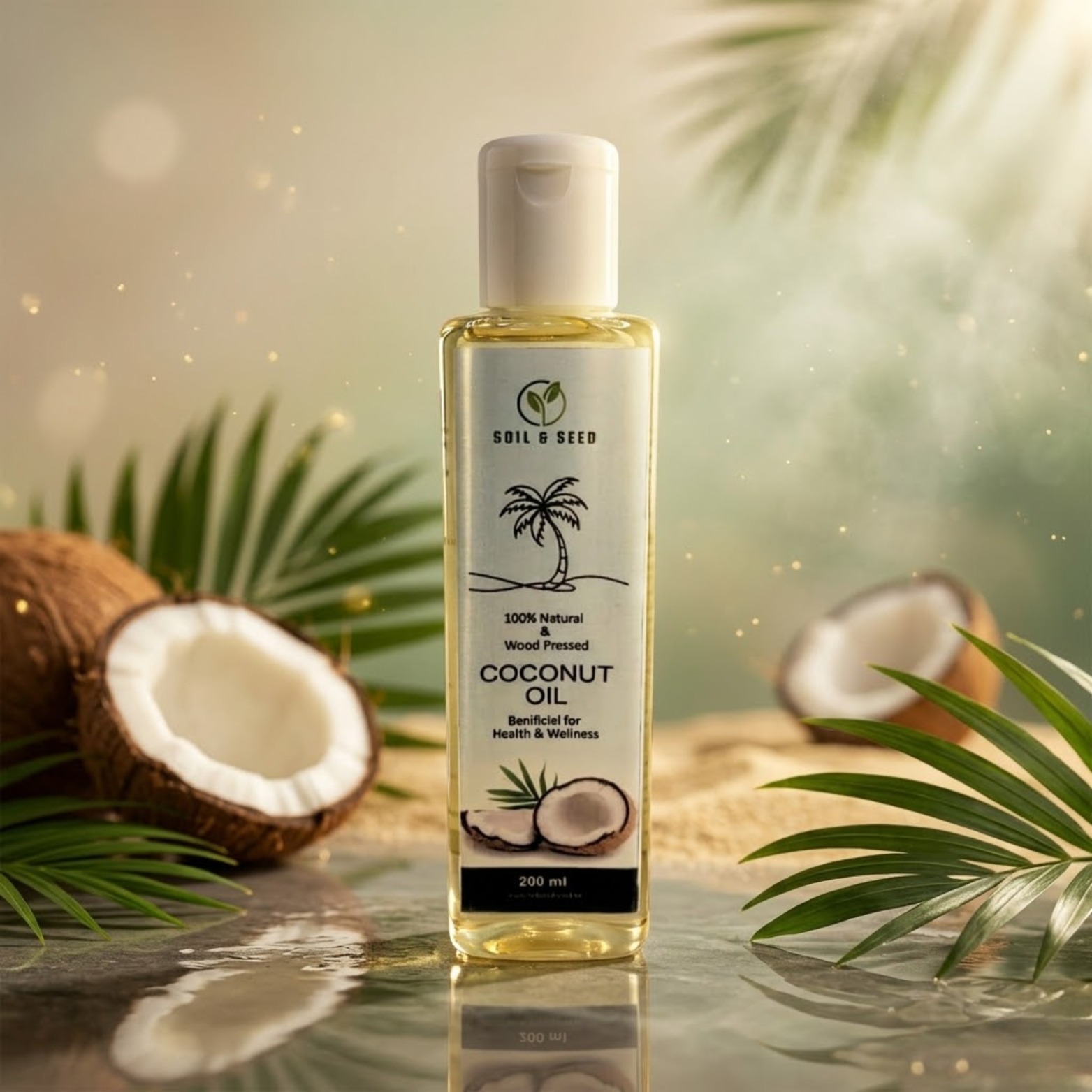 Wood Pressed Coconut Oil