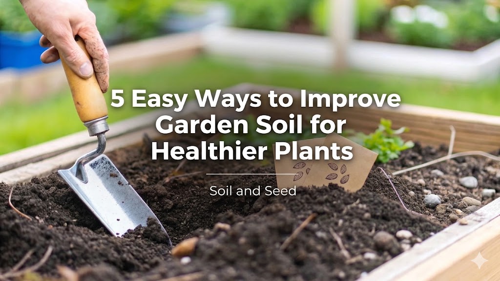 5 Easy Ways to Improve Garden Soil for Healthier Plants | Soil and Seed